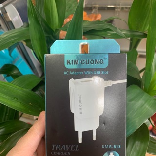 Sạc Kim Cương KMG 813 - sạc nhanh Android, Iphone - chuôi sạc micro USB (5V-1,5A)