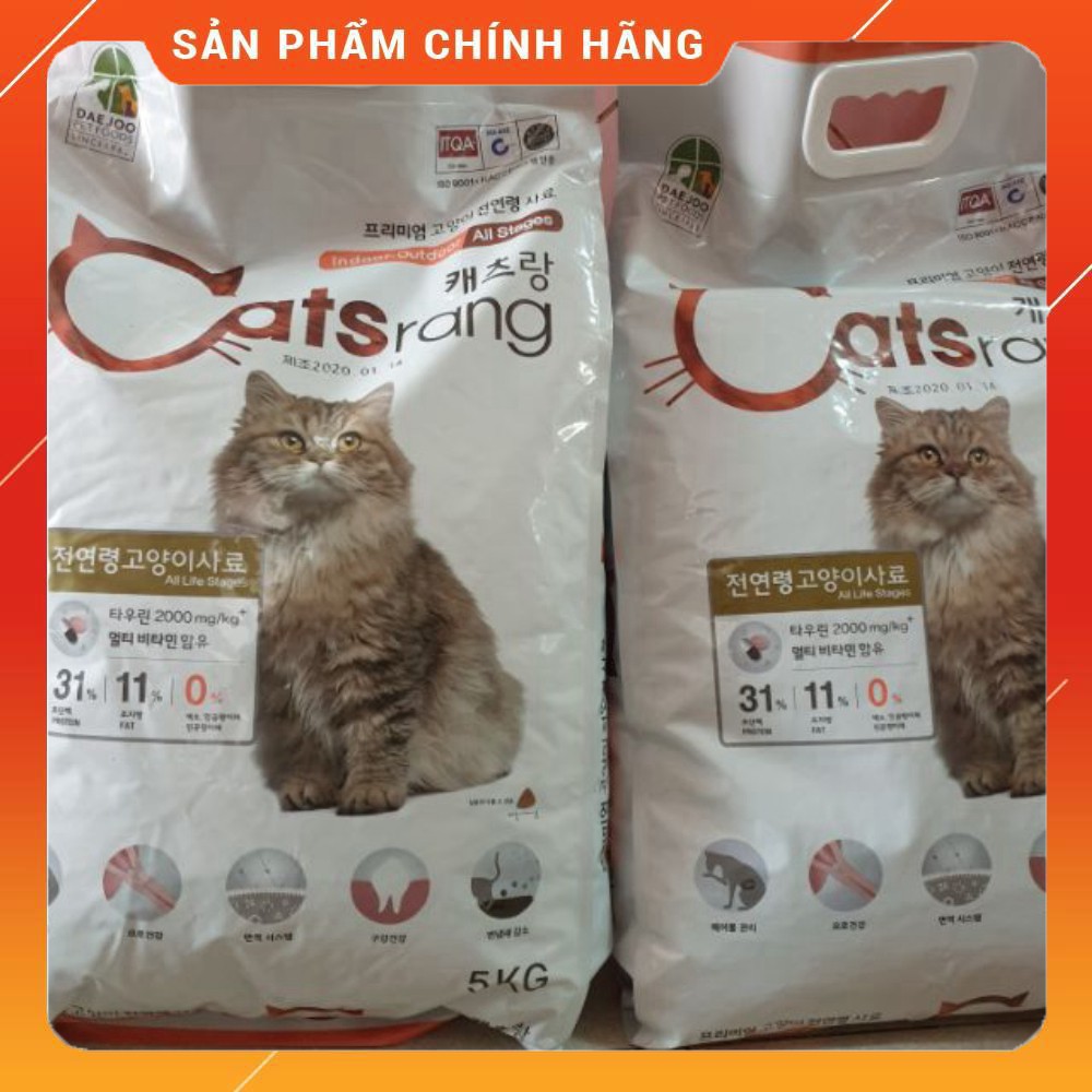 5kg Catsrang thức ăn nhập khẩu cao cấp cho mèo
