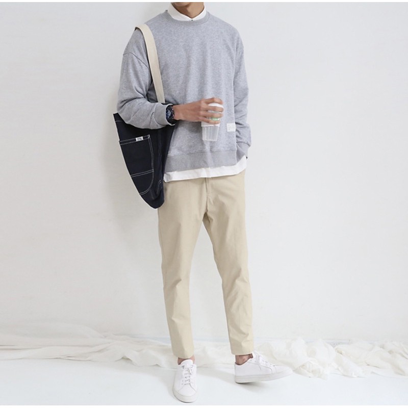 [UNISEX] Quần Baggy Kaki Đơn Giản Cho Nam Và Nữ | BigBuy360 - bigbuy360.vn