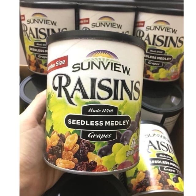 nho mỹ raisins thập cẩm 425g