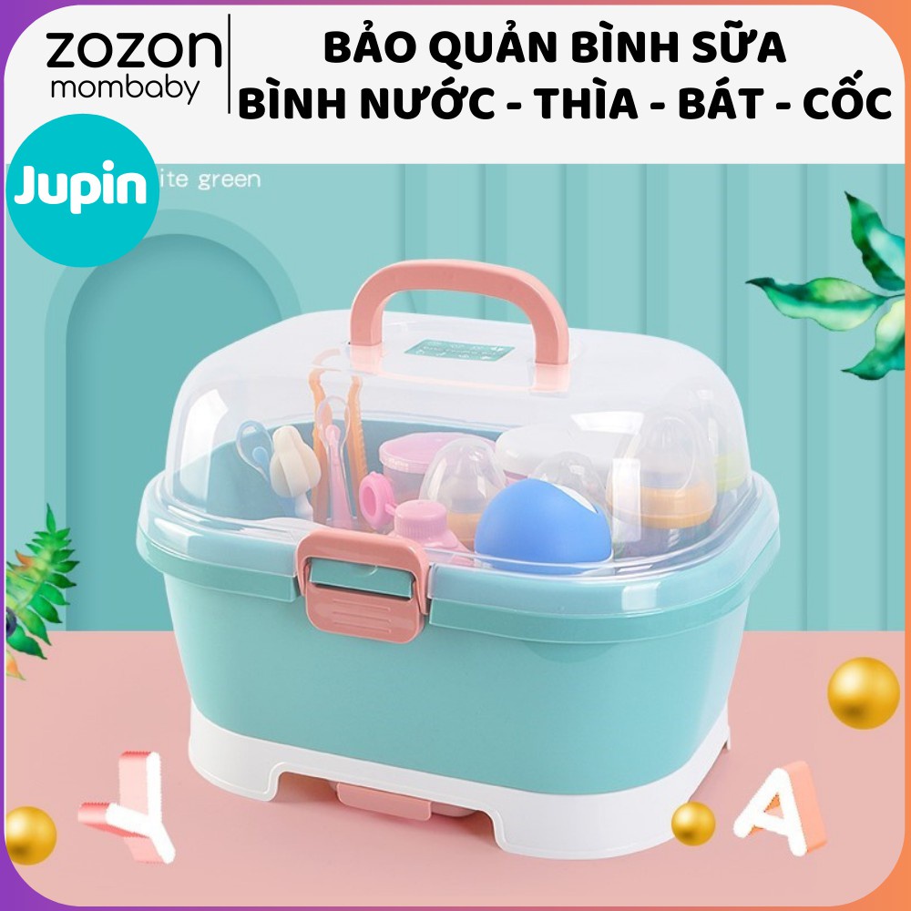 Giá úp bình sữa cho be Jupin mẫu mới nhat 2021 có 2 van thoát hơi ẩm bao hanh 3 thang CHINH HANG phan phoi boi zozon