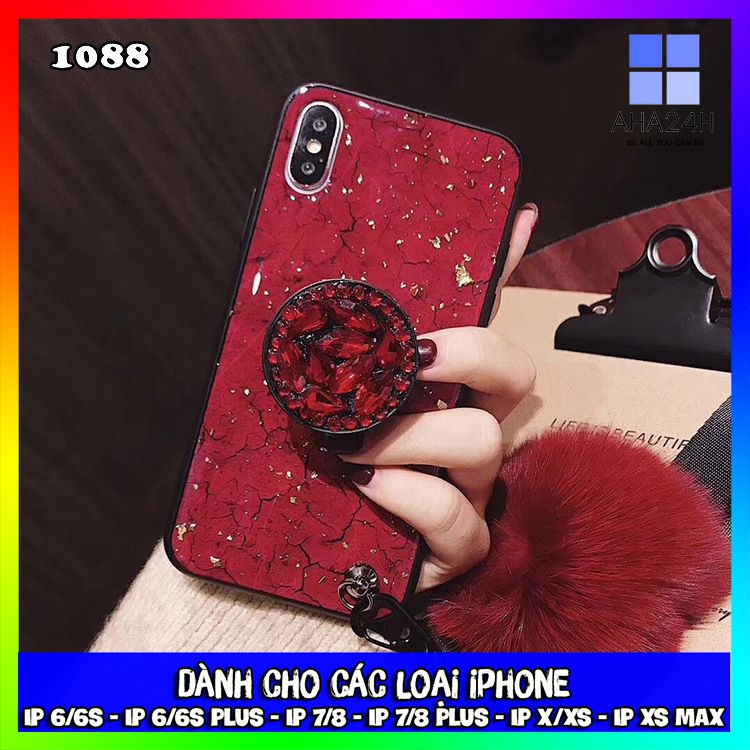 ỐP LƯNG IPHONE HỌA TIẾT CỔ CÓ GIÁ ĐỠ VÀ MÓC LÔNG - ỐP CỨNG (6/6 PLUS/6S/6S PLUS/7/7 PLUS/8/8 PLUS/X/XS/XS MAX) AH1088