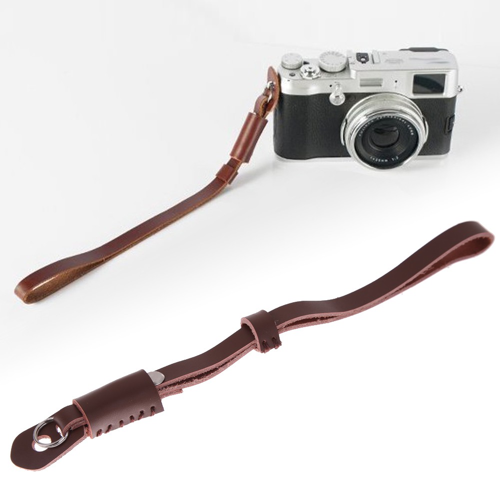 🌟Chất lượng cao nhất🍁PU Leather Caa Wrist Hand Strap Grip for Canon Sony Nikon