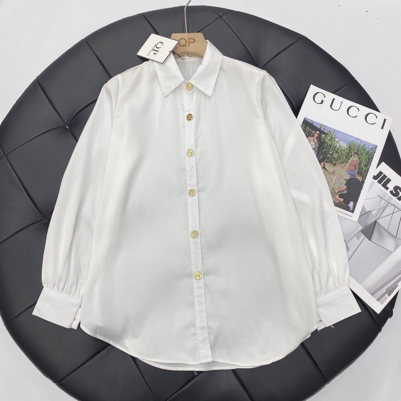 Áo sơ mi khuy đồng