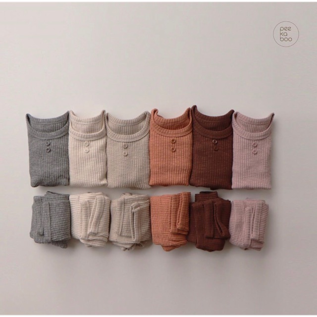 Bộ rời/turban/nón dây Vanilla #pêkaboo 2020 cho bé trai/bé gái từ 3 tháng-4tuổi