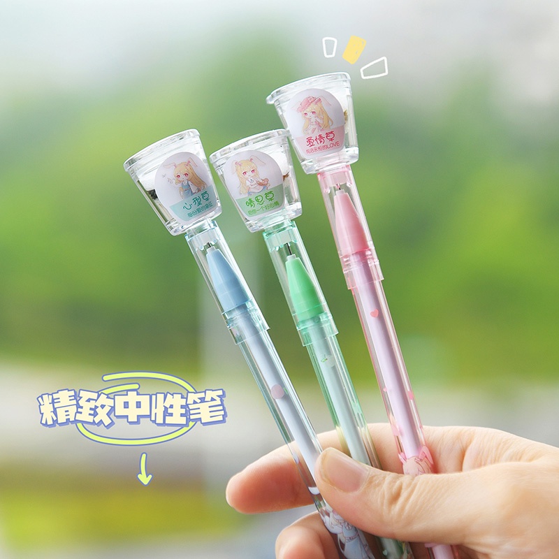 1 Cây Bút Lông Cỏ Mini Sáng Tạo Dành Cho Học Sinh Cặp Đôi