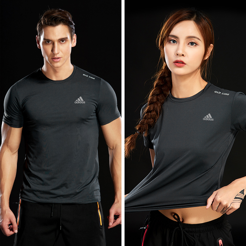 ADIDAS Áo Thun Thể Thao Nữ Tay Ngắn Chất Liệu Nhanh Khô