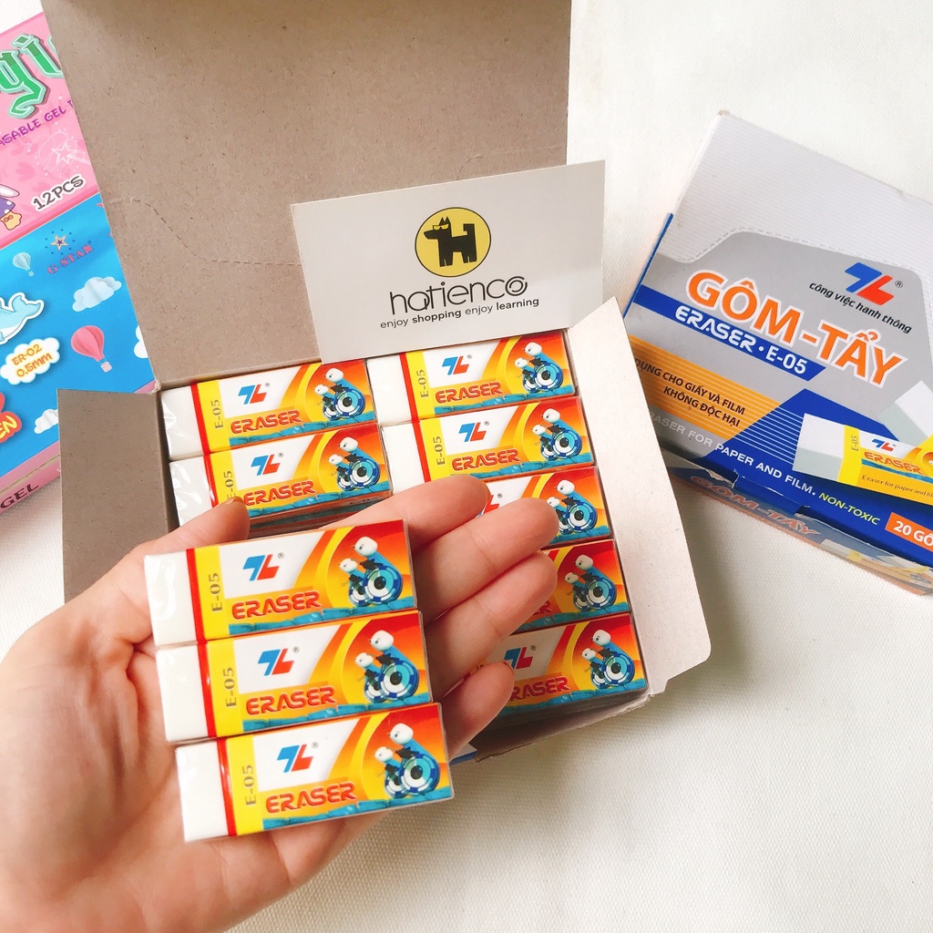 Gôm học sinh, đồ tẩy bút chì Thiên Long