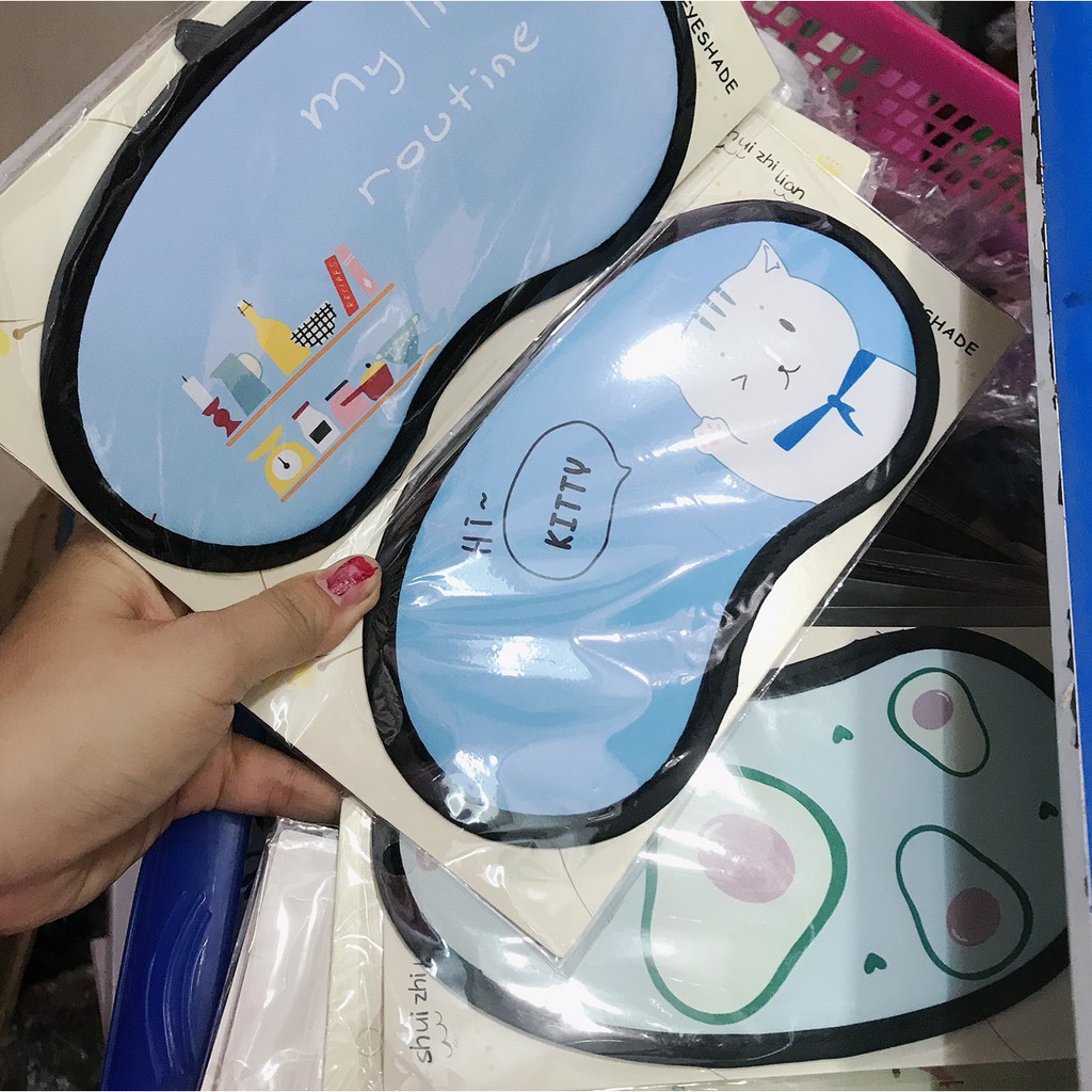 Bịt mắt ngủ hình siêu cute nhiều hình