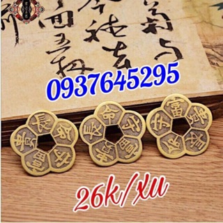 Đồng tiền hoa mai bằng đồng