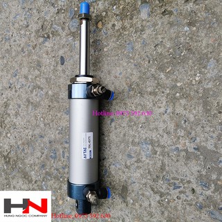 xi lanh khí nén mal 40*75 có núm chỉnh tốc độ hơi vào ra