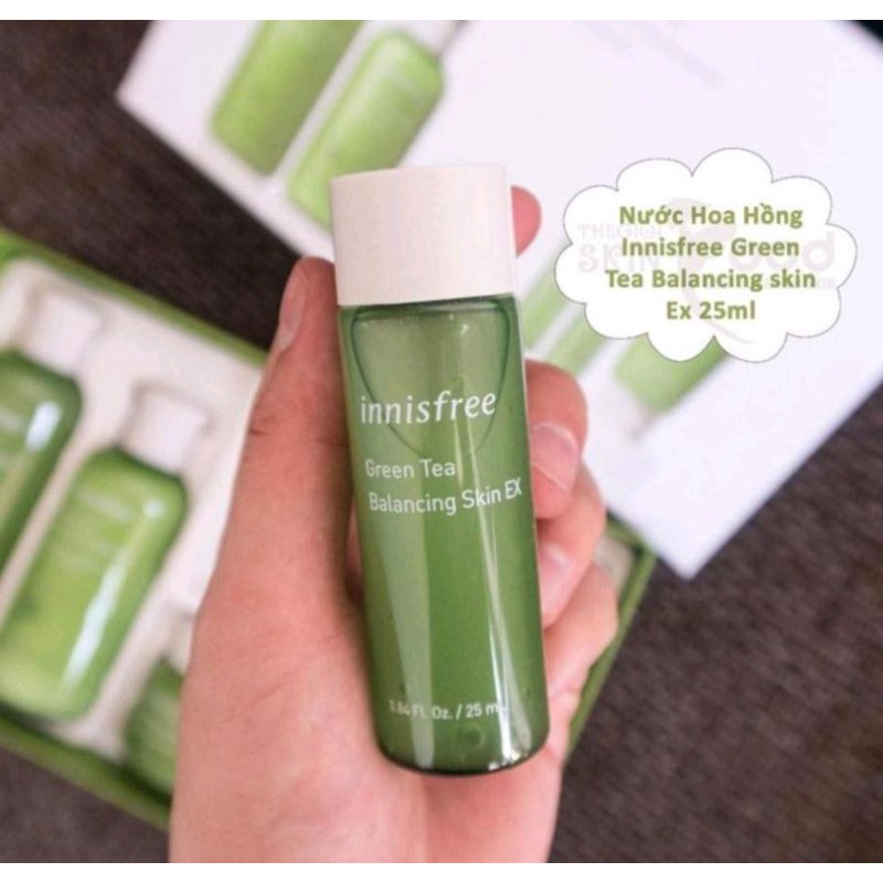 BỘ DƯỠNG TRÀ XANH INNISFREE GREEN TEA BALANCING SPECIAL SKIN CARE EX SET 6 MÓN