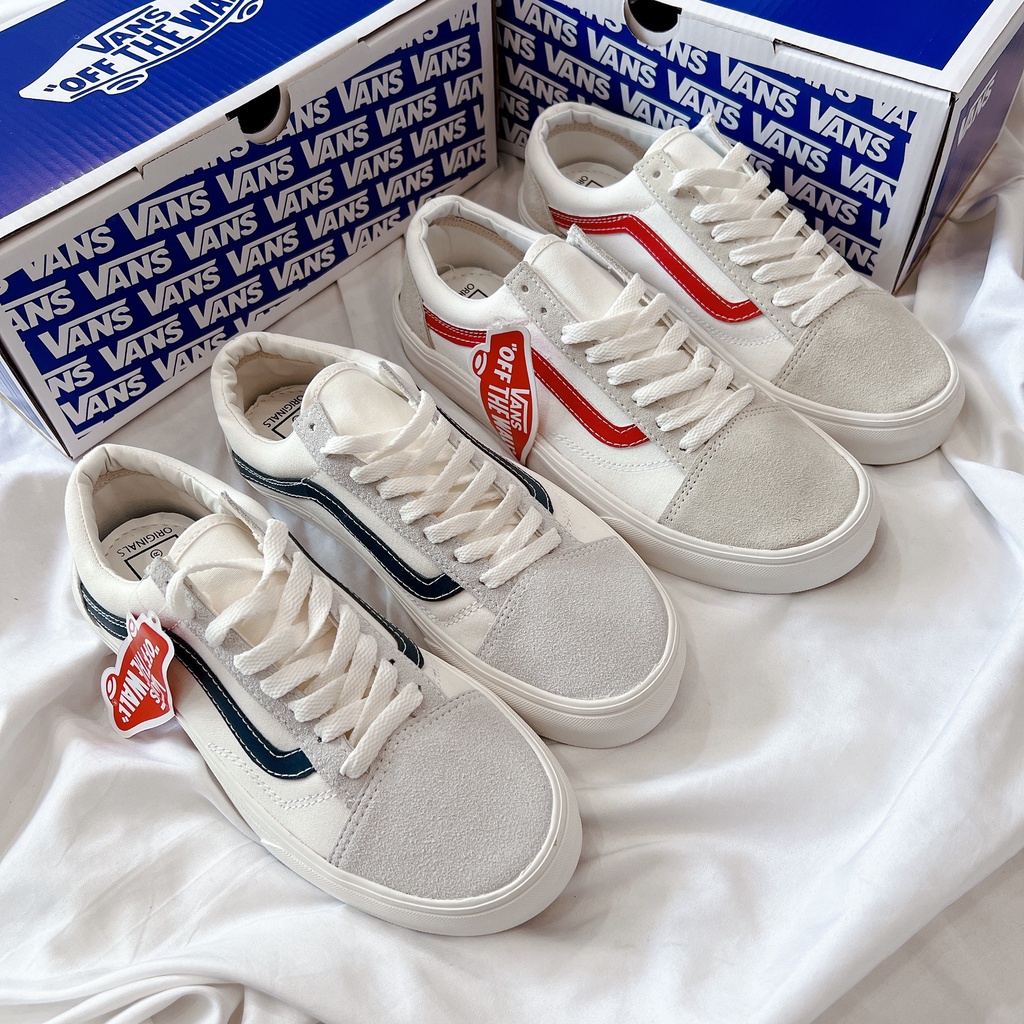 Giày Thể Thao Nam Nữ Ngô Thắng Van Da Lộn Đế Bằng Ma Sát Tốt