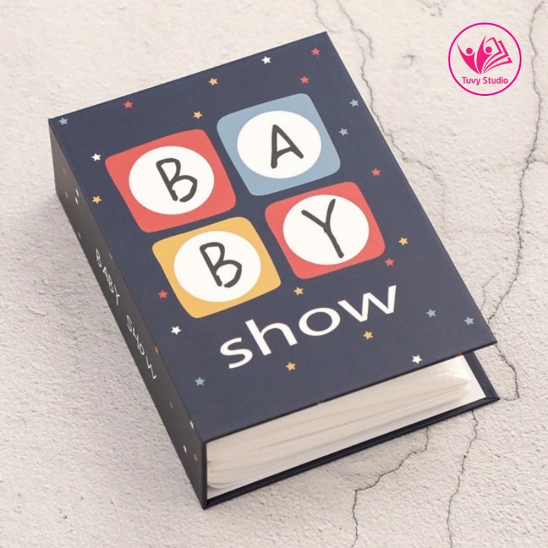 Album ảnh 9x12 đựng 200 tấm bìa giấy cứng đẹp siêu cute để ảnh cho con, ảnh gia đình, làm quà tặng tại Tú Vy Studio