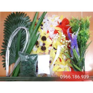 Combo nguyên liệu hoa pha lê