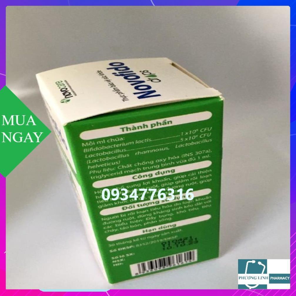 Novofido Drop lọ 15ml Bổ sung các chủng lợi khuẩn Có sẵn trong đường ruột cho trẻ từ 4 tuần