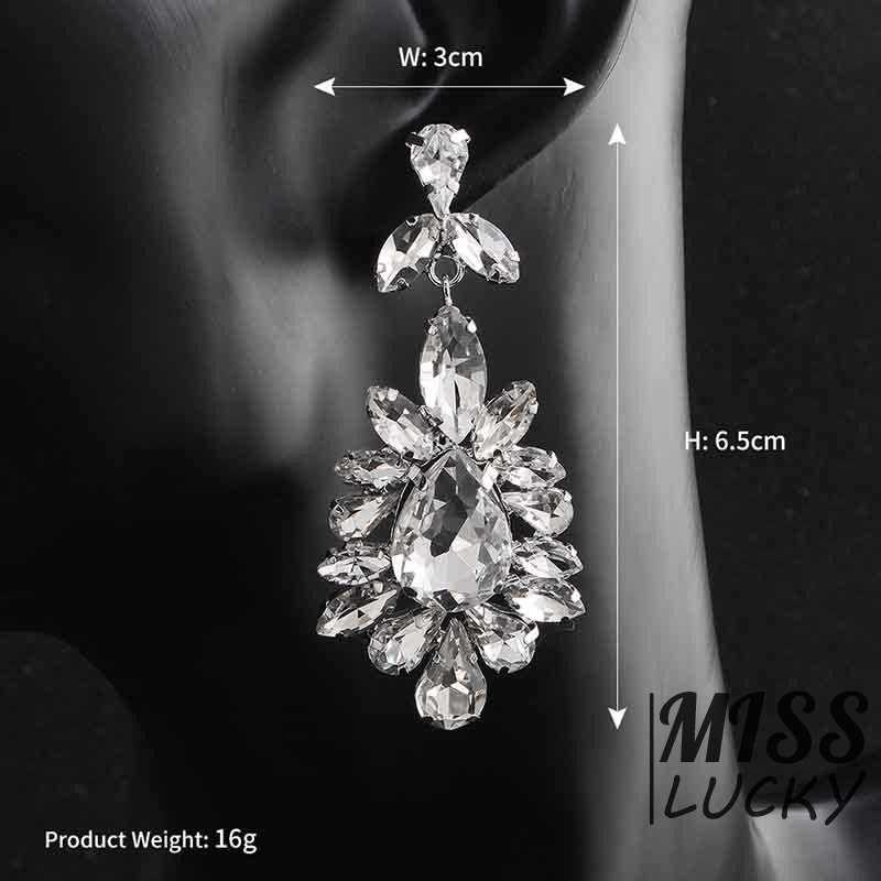 Khuyên tai nữ dạng bản phong cách Âu Mỹ thời trang cá tính