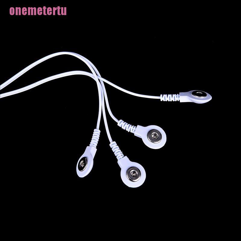 Dây Dẫn Điện Cực 2.5mm 4 Nút 2 Trong 1 Cho Liệu Pháp Liệu Pháp