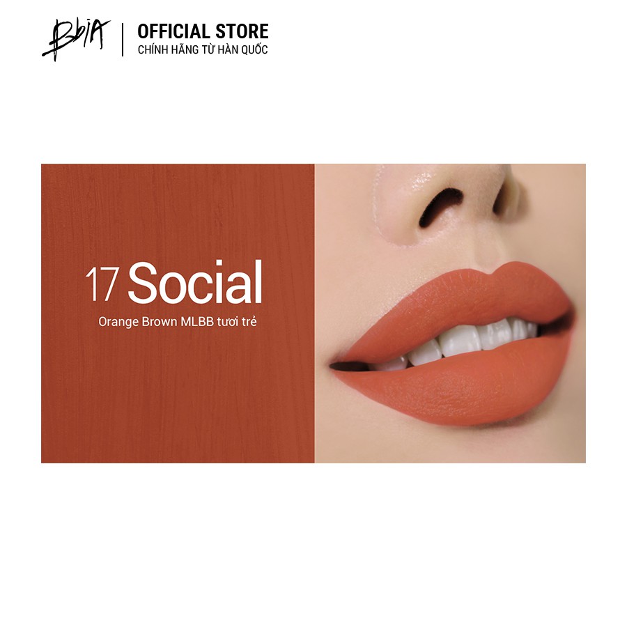 [Mã FMCGM50 - 8% đơn 250K] Son lì Bbia Last Lipstick Version 4 - 17 Sociable 3.5g (Màu cam đất ánh đỏ) | BigBuy360 - bigbuy360.vn