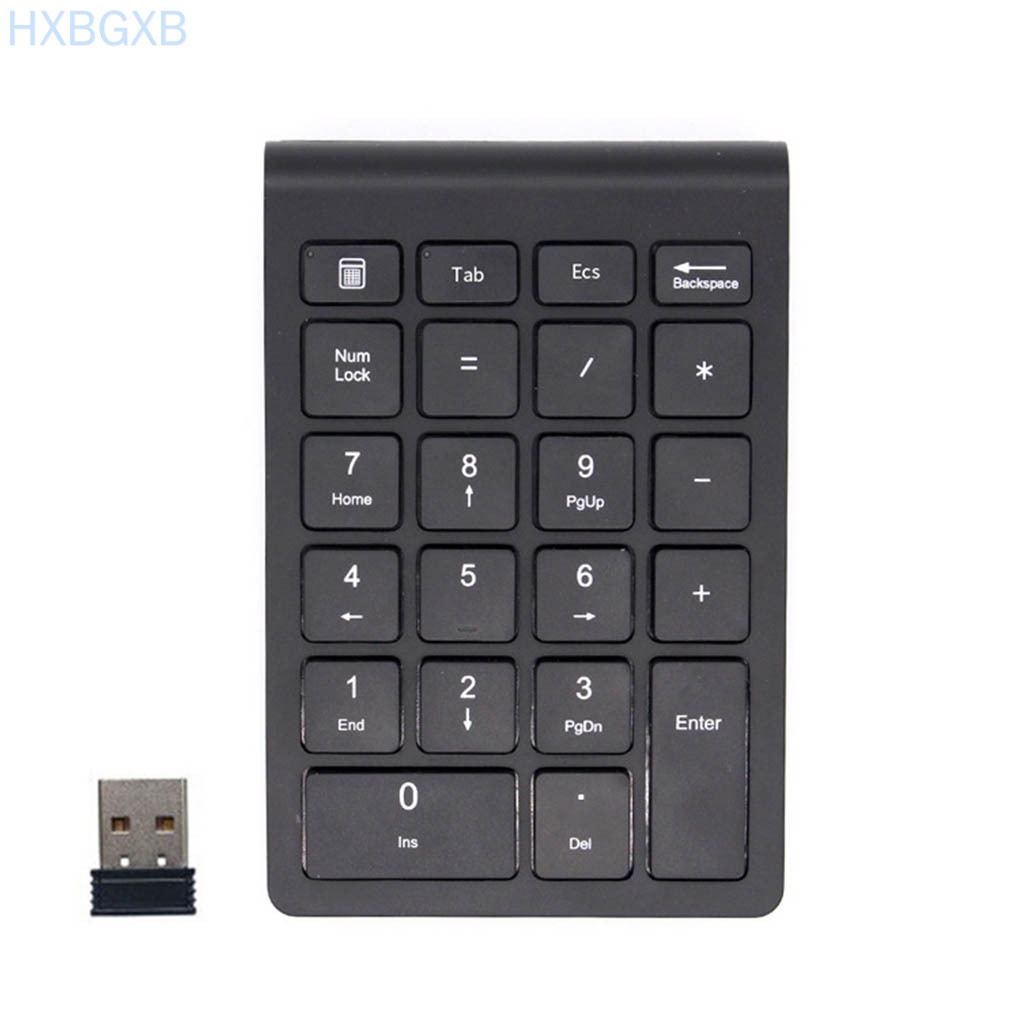 HXBG 2.4G/Bluetooth 3.0 Number Pad Wireless 22 Keys Multi-Function Numeric Keypad Laptop PC Keyboard