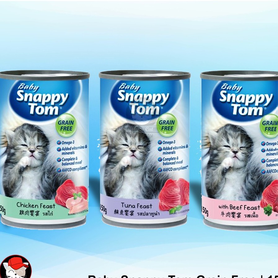 PATE SNAPPY TOM CHÓ MÈO CON 150G