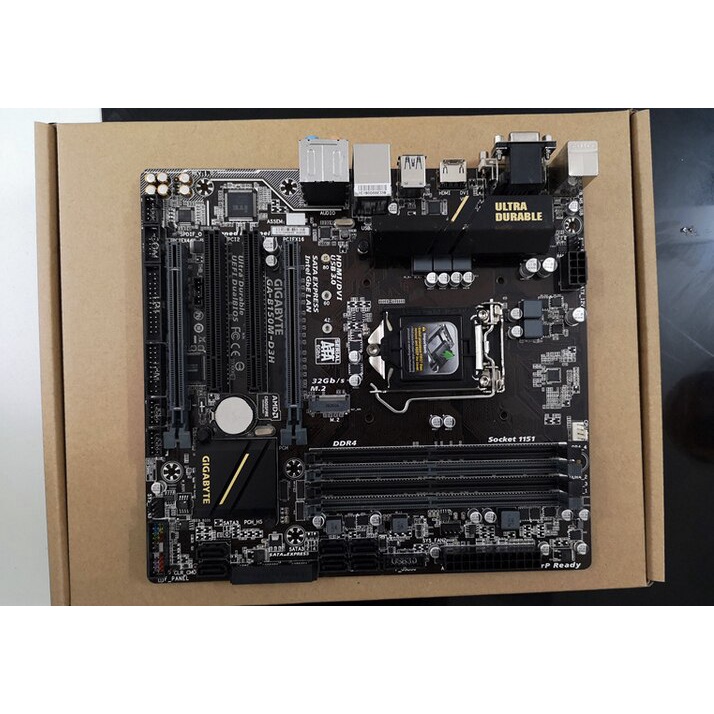 Mainboard Gigabyte B150-D3H 4 Khe ram hỗ trợ i7-7700