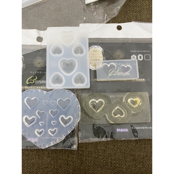 Khuôn tim resin uv làm nails