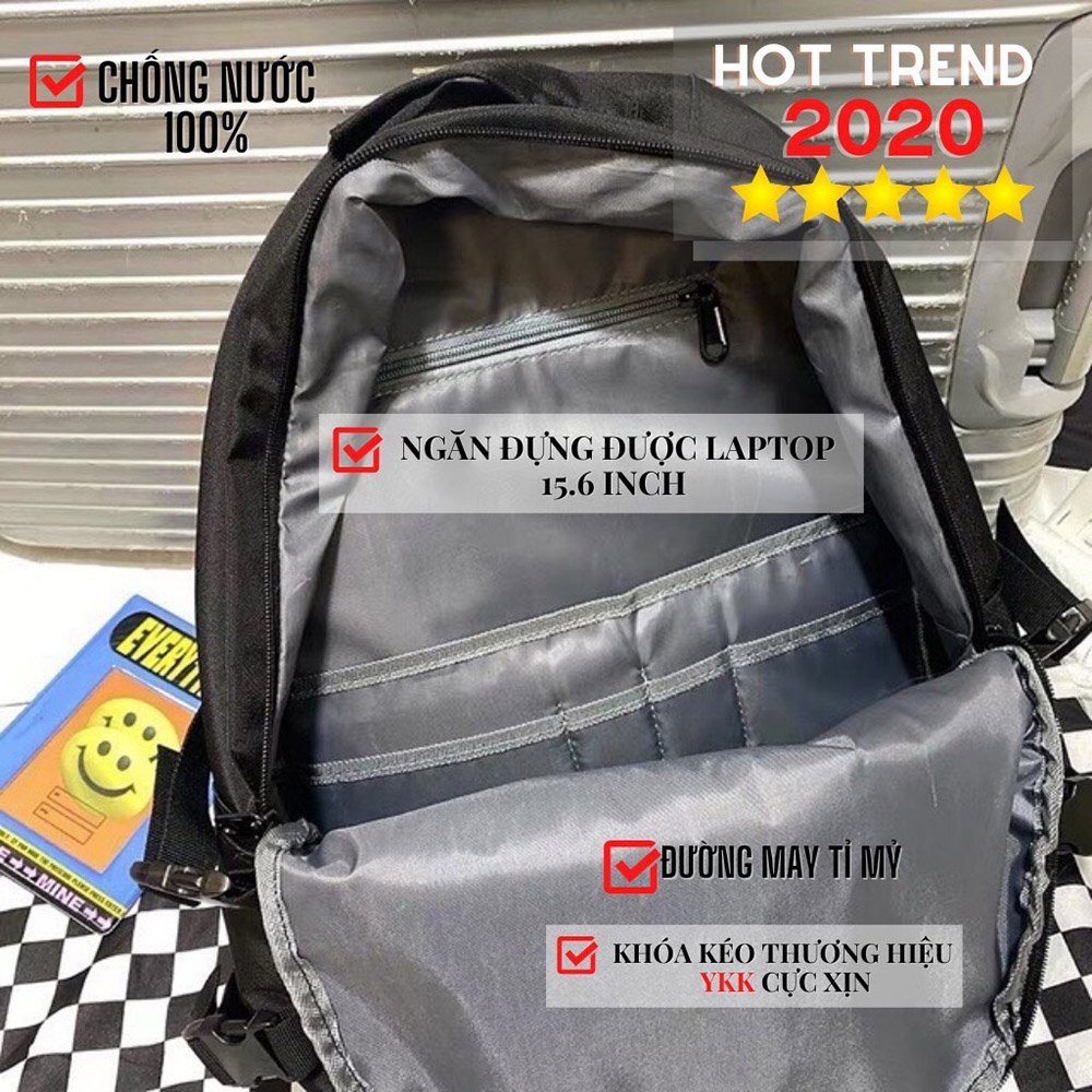 Balo Đi Học Đi Chơi Nam Nữ  UNIBAG Hàn Quốc Nhiều Ngăn Tiện Dụng cute dễ thương hót nhất hiện nay BL 609