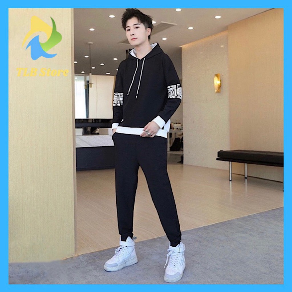 Bộ Quần Áo Nỉ Hoodie Nam Dài Tay HotTrend  Phong Cách Set Đồ Bộ Hoodie Hàn Quốc Trẻ Trung Năng Động | BigBuy360 - bigbuy360.vn