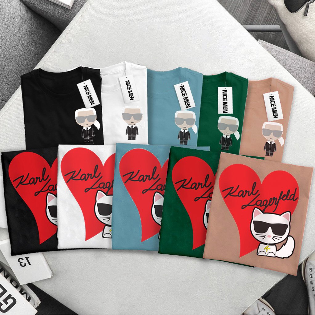 Áo Thun Cat Phông Unisex Nam Nữ Form Rộng 50 - 95KG KARL LOVE- Local Brand Nicemen