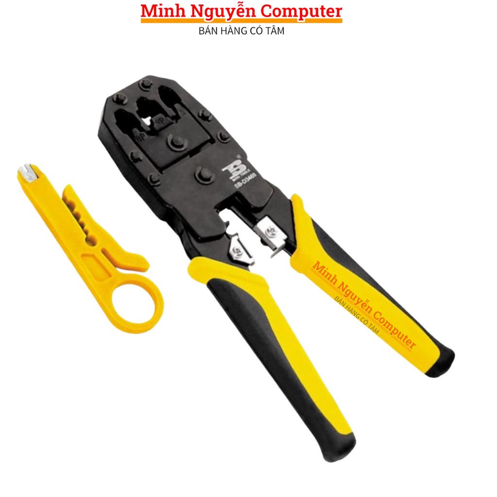 Kìm bấm Mạng đa năng Bosi cực bền, Kiềm bấm đầu RJ45 hàng loại tốt - Minh Nguyễn Computer
