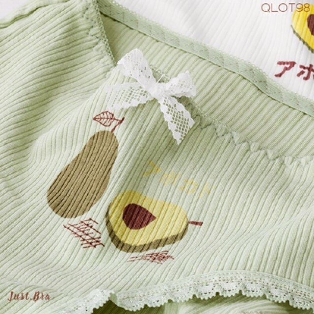 QUẦN LÓT COTTON HỌA TIẾT TRÁI BƠ DỄ THƯƠNG | BigBuy360 - bigbuy360.vn