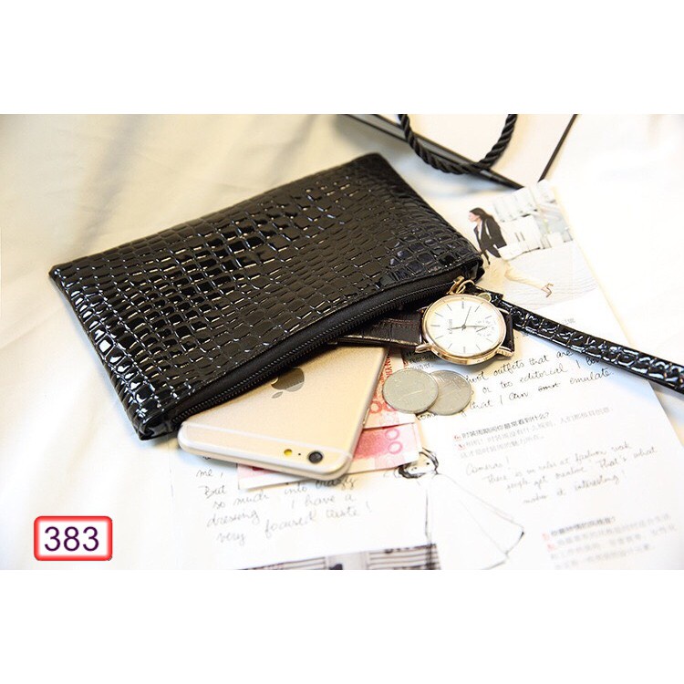 VÍ KIÊM TÚI ĐỰNG ĐỒ TIỆN LỢI 383 KHÓA KÉO NHIỀU MÀU