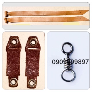  Bộ dây chân chim săn dòng ưng ấn bằng da bò cao cấp một lớp