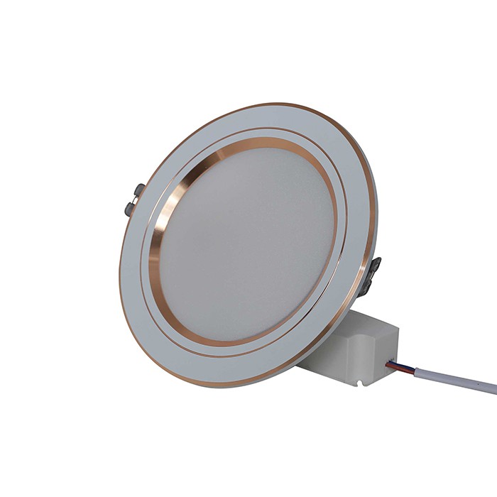 Đèn LED Âm trần Downlight Đổi màu 3 chế độ viền vàng Rạng Đông 7W - 9W - 12W DAT10L ĐM