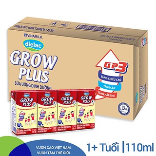 Thùng 48 Hộp Sữa Bột Pha Sẵn Dielac Grow Plus Đỏ 110ml HSD 13/12/2021