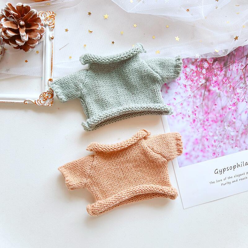 Bộ Quần Áo Sweater Kèm Mũ Hình Gấu Hoạt Hình 20cm Thay Thế Cho Búp Bê DIY