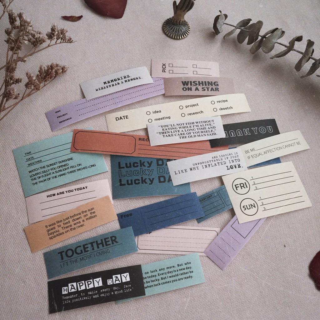 Sticker retro label - Room17vn