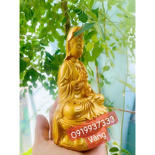 Tượng phật bà quan âm 15 cm ( 4 màu )
