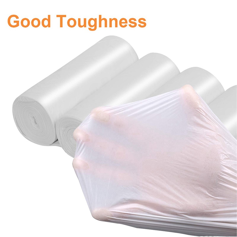 Set 100 túi đựng rác màu trắng có thể phân hủy được (20-30 L)