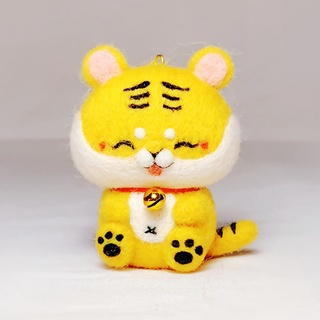 [VÀNG-CAM] Len chọc - len thô - Needle Felting - Chọc bông
