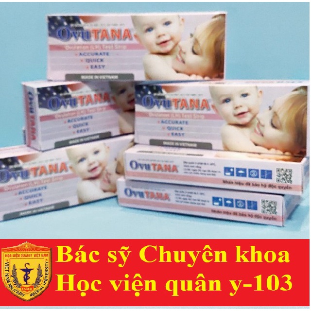 Que thử rụng trứng Ovutana - Chính xác cao, test nhanh tìm thời điểm trứng rụng