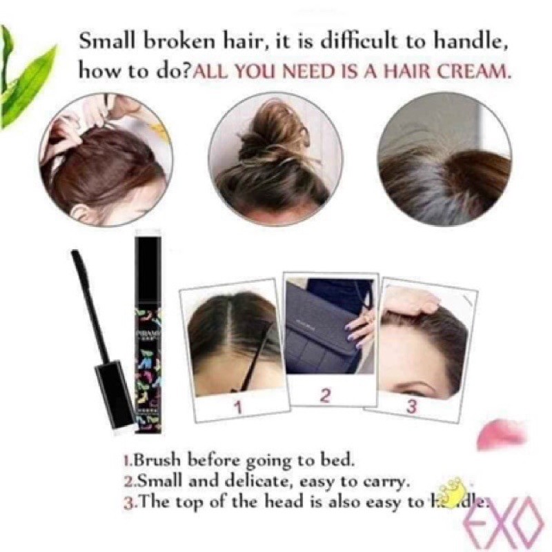 cây chải tóc xù, Mascara Chuốt Tóc Chính Hãng Forcolour Giữ Nếp Tóc, Làm Gọn Tóc Con - Cho Nam Và Nữ