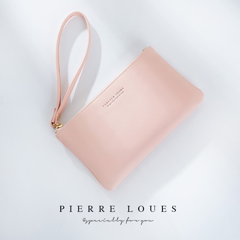 Ví nhỏ PIERRE LOUES có dây đeo cổ tay đa năng thời trang cho nữ