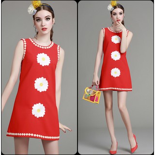 Đầm suông voan cát kl23116