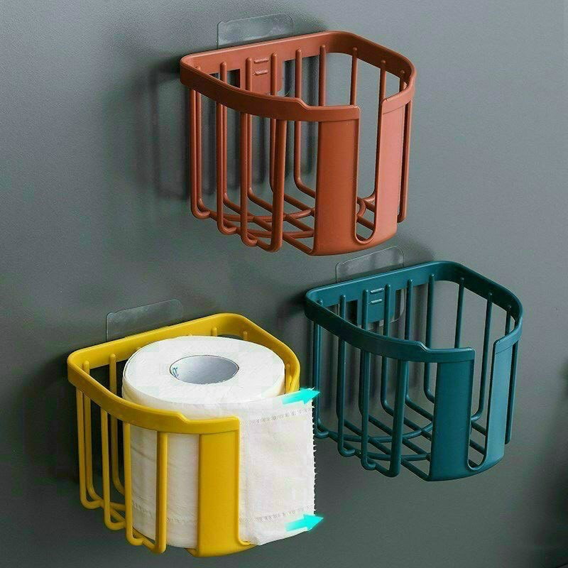Giỏ Đựng Giấy Vệ Sinh Dán Tường ( giao màu ngẫu nhiên )