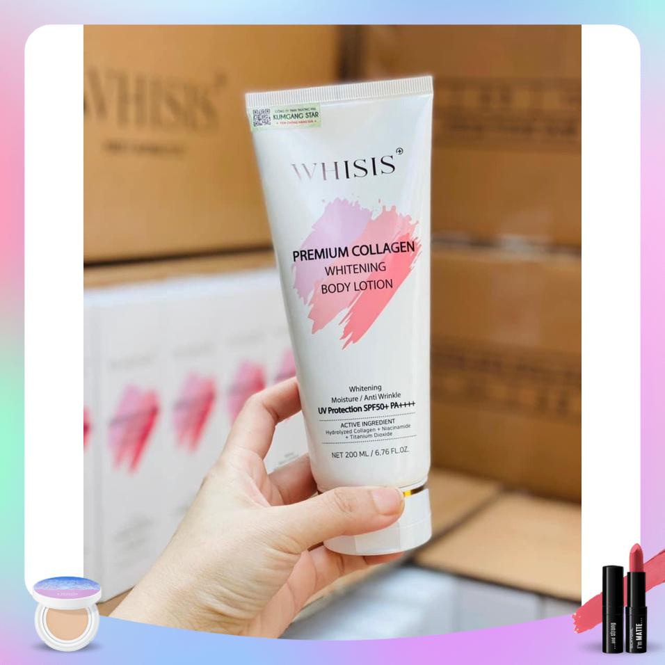 KEM DƯỠNG BODY WHISIS TRẮNG DA SPF 50+ PDA++++