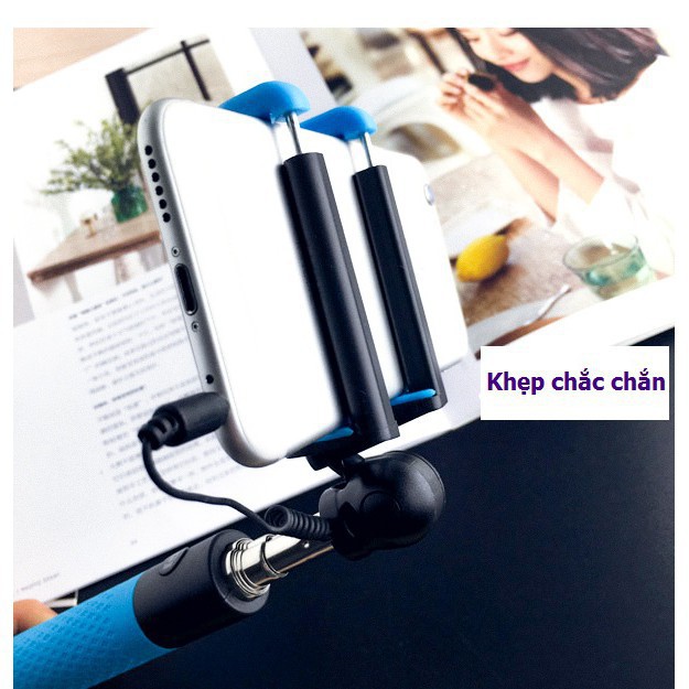 Gậy Chụp Hình Tự Sướng Selfie Stick Compact D12s