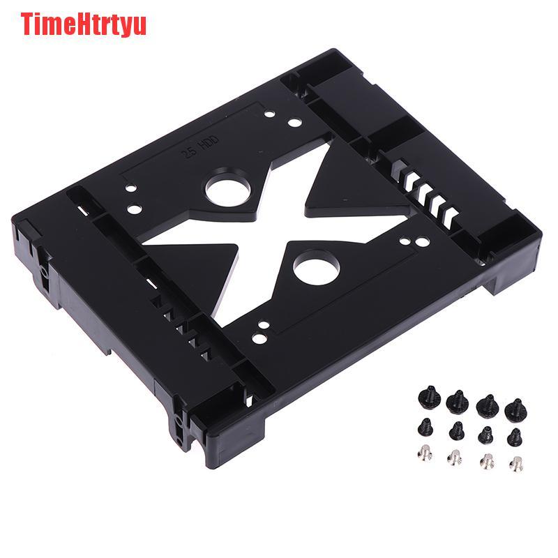 TimeHtrtyu 5.25 Optical Drive Position to 3.5 to 2.5 inch SSD 8CM Fan Hard Drive Holder