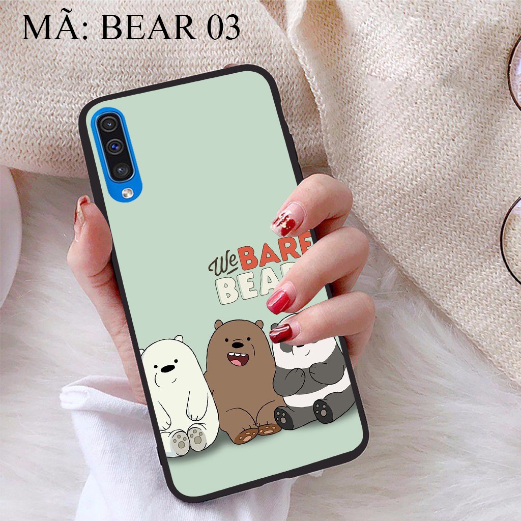 Ốp lưng Samsung A50 viền dẻo TPU BST Gia Đình Nhà Gấu